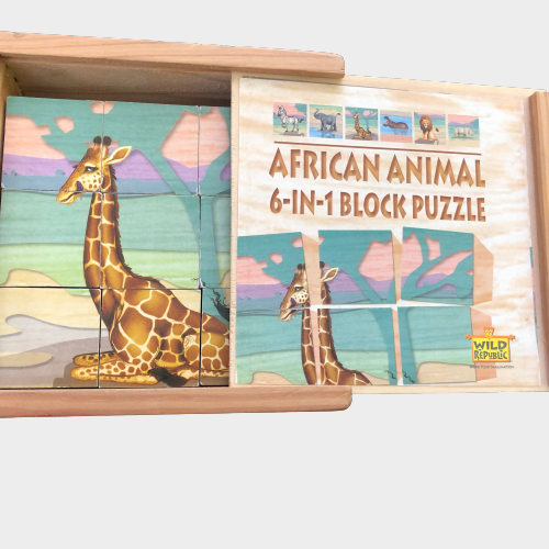 6-in-1 animal puzzle